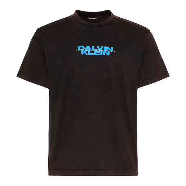 Calvin Klein T-shirts Noir - T-SHIRT MOTIFS DLAVS - L - Ref 45 €
